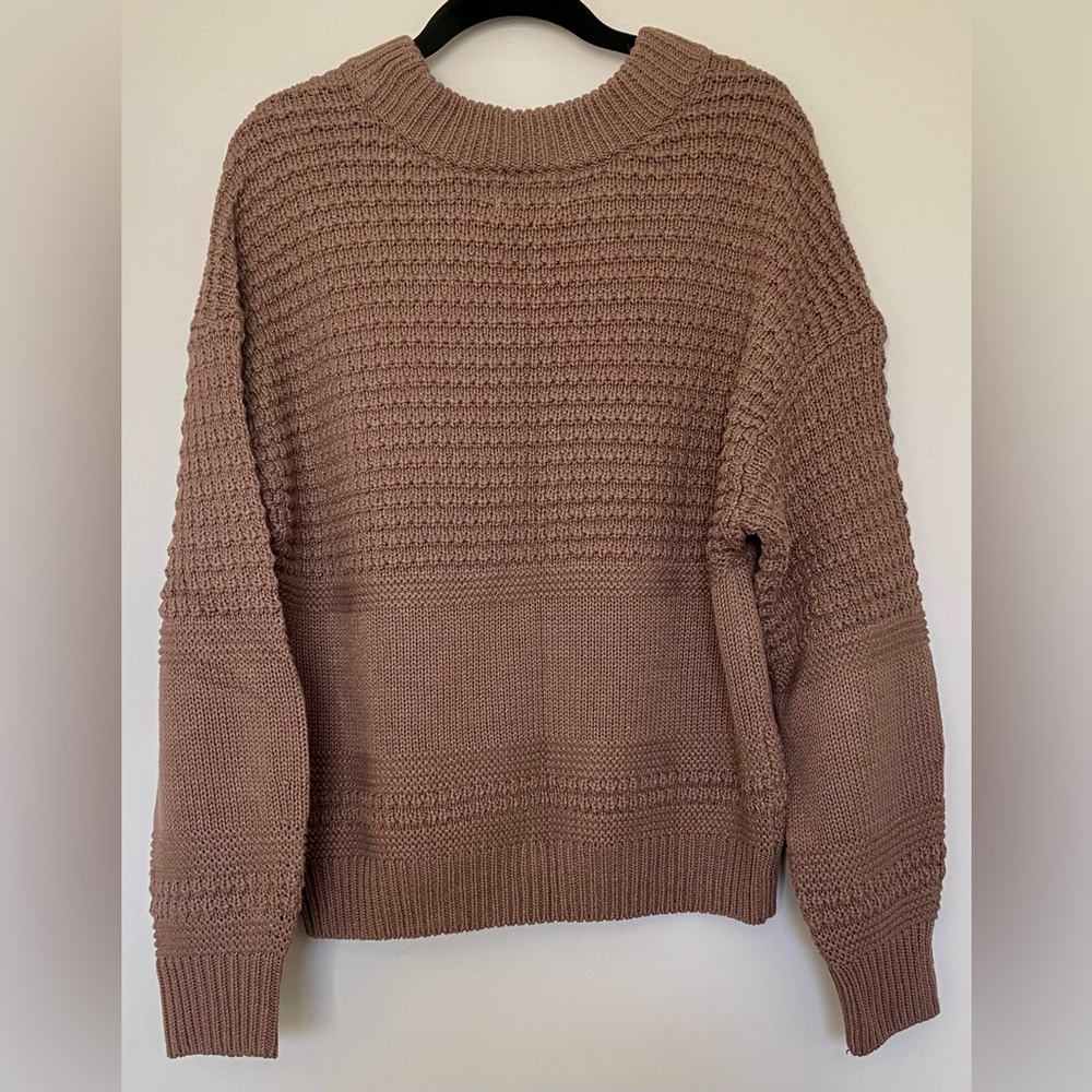 Universal Thread Women’s Tan Brown Pullover Knit … - image 3